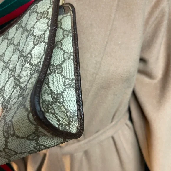 Authentic Gucci vintage GG canvas crossbody bag 97.01.037 (Q193) - Picture 8 of 16